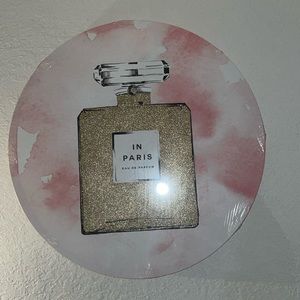 IN PARIS ( PINK , SLIVER , WHITE ) ROOM WALL FRAME FOR DECOR